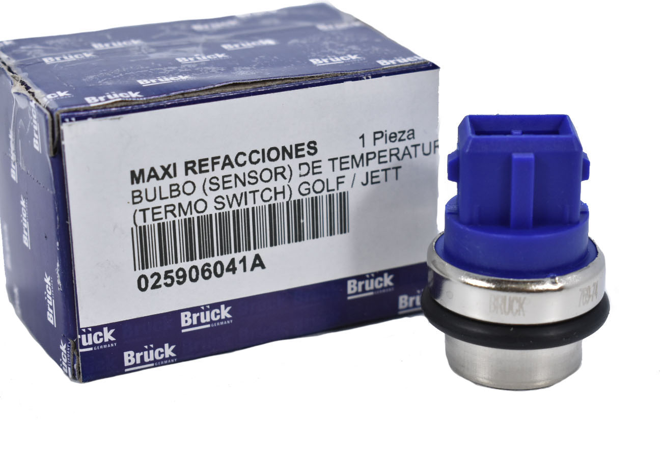 025906041ABULBO (SENSOR) DE TEMPERATURA REFRIGERANTE (TERMO SWITCH)GOLF / JETTA A2 (MK2) (87-92), A3 (MK3) (93-99), DERBY S13 (95-09) / DERBY VAN (06-09), SEAT IBIZA / CORDOBA 6L (02-08), EUROVAN T4 (00-04) 2.5 LITROS 5 CILINDROS, T5 (05-09), TRANSPORTER (10-17) TDI 1.9, 2.0 LITROS (DIESEL) (AZUL) 2 PINES INCLUYE ORING025906041A - Imagen 6