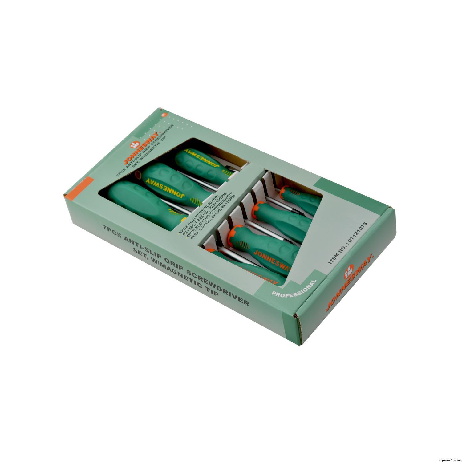 JUEGO DESTORNILLADORES POZIDRIVE 7 piezas D71Z107S - Imagen 2
