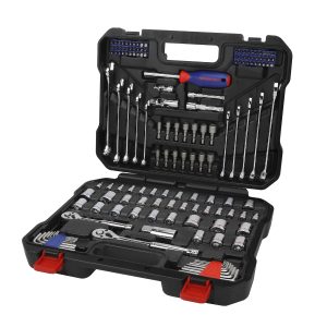 JUEGO DADOS COMBINADOS 1/4 3/8 145 PIEZAS