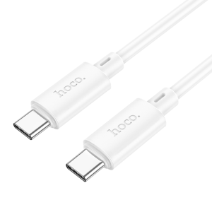 Cable Tipo C a Tipo C Hoco X88 60w 2 Metros Gratified Blanco