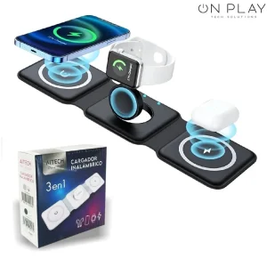 Cargador Inalámbrico AITECK 3 en 1 Inducción