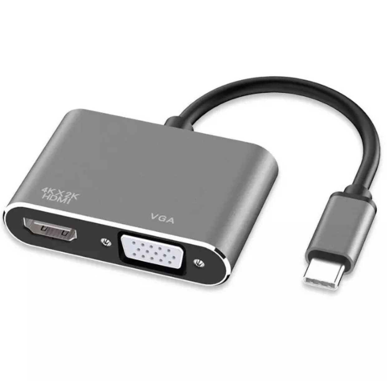 Hub USB -C a HDMI+VGA - Imagen 2