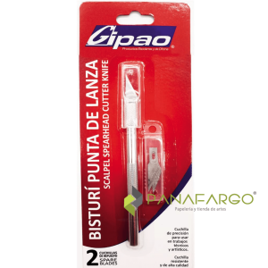 Bisturí Metálico Gipao X/Acto Punta de Lanza GP/050