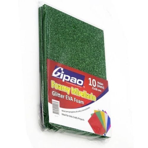 Fomi Escarchado – Tamaños Carta Y 4 Cartas De Todos Los Colores - Imagen 3