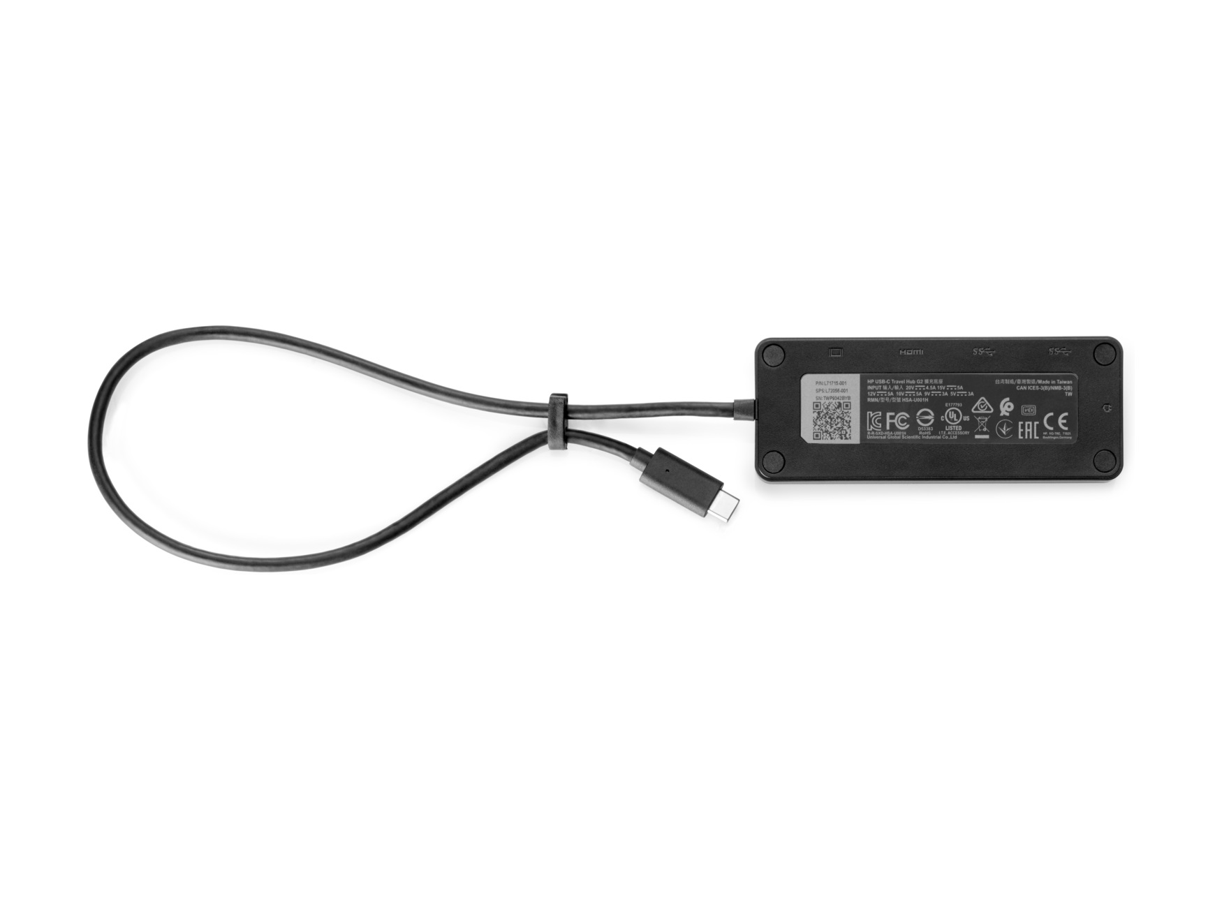 Adaptador Hub Usb Tipo C 5 en 1 Hdmi Usb 3.0 Vga Negro - Imagen 5