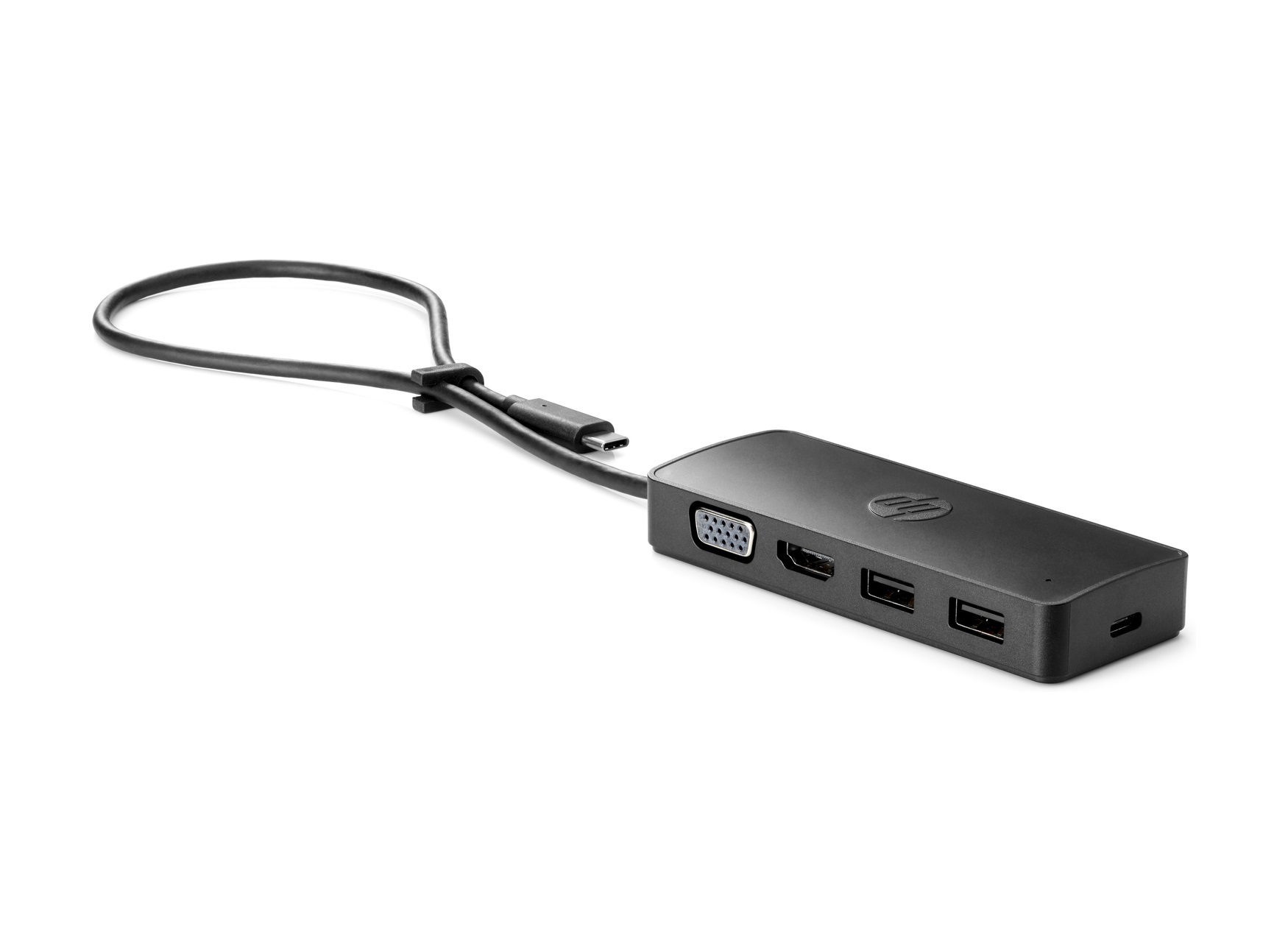 Adaptador Hub Usb Tipo C 5 en 1 Hdmi Usb 3.0 Vga Negro - Imagen 3